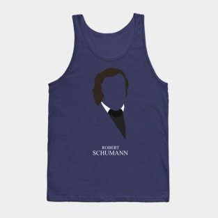 Robert Schumann - Minimalist Portrait Tank Top